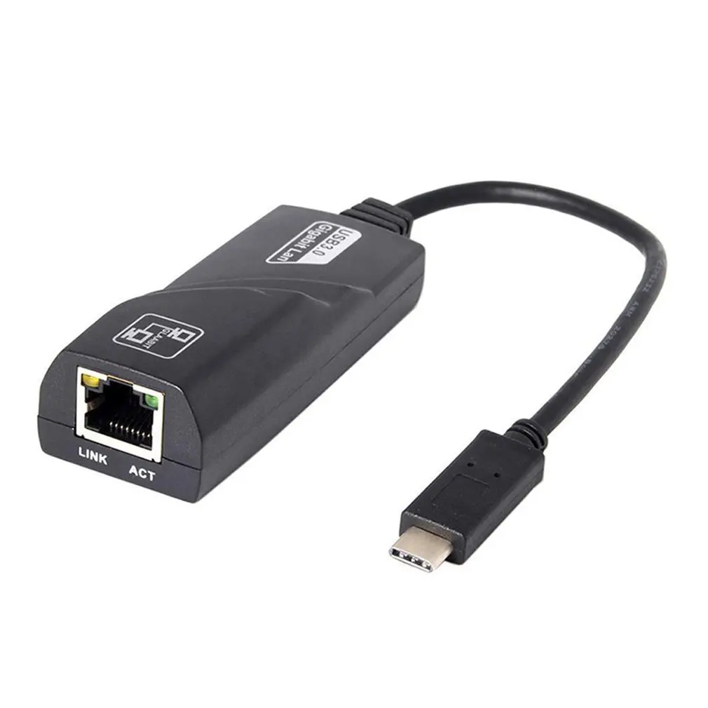 Сетевой адаптер Type-C (Usb-C) к Rj45 Gigabit Ethernet 100/1000 м Lan для Apple | Электроника
