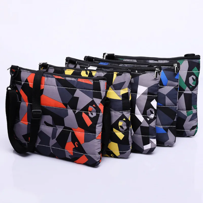 Камуфляжная модная вместительная Хлопковая Сумка пуховик зимняя нейлоновая