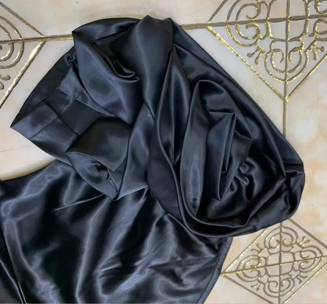 

High Quality Ladies Women Winter Sexy One Shoulder Satin Mini Black Lady Dress 2021 Designer Fashion Evening Party Dress Vestido