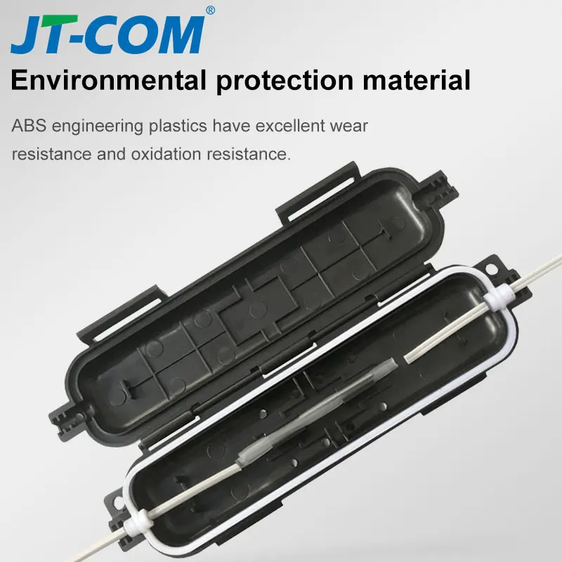 JT-COM FTTH коробка для оптического волоконного кабеля с адаптером силиконовый