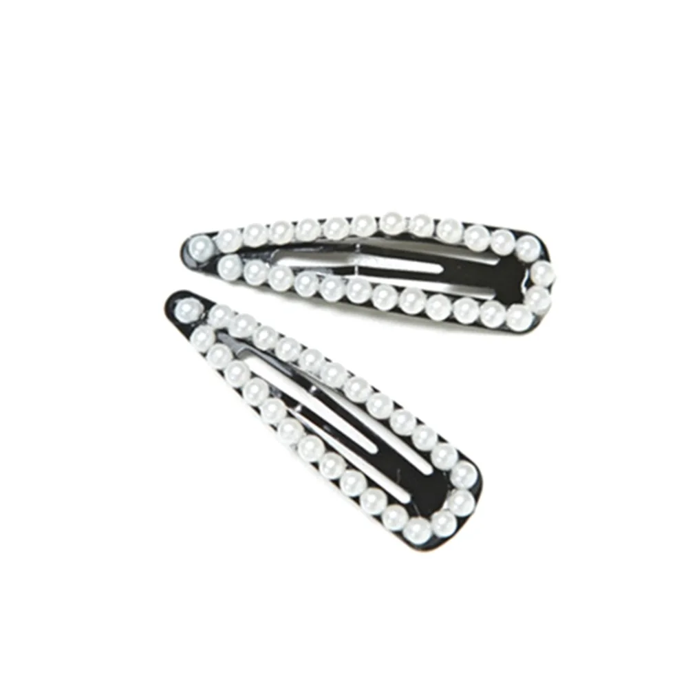 

2pcs Pearl Snap Hair Clips Hair Hair Clip Barrettes Accessories for Toddlers Girls Kids