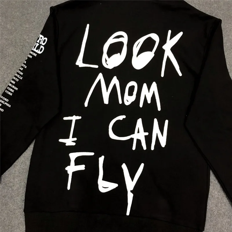 

Scott 2019FW BEAR Album ASTROWORLD Hoodies Women Men Letter best quality Embroidery Zipper Sweatshirts Mens Pullover