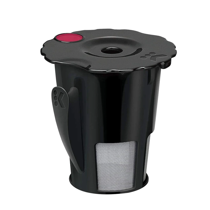 

4 Pack Reusable Coffee Filter Black for K-Cup My Keurig 2.0 Reusable K Cup Universal Refillable K Cups