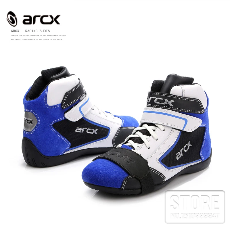 Мотоциклетные ботинки из коровьей кожи байкерские для прогулок локомотивная