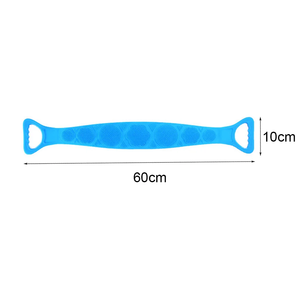 

Magic Silicone Brushes Bath Towels Rubbing Back Mud Peeling Body Massage Shower Extended Scrubber Skin Clean Shower Brushes