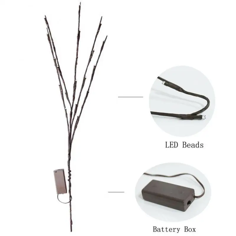 Светодиодная гирлянда с имитацией ветвей дерева декоративная Ночная домашняя