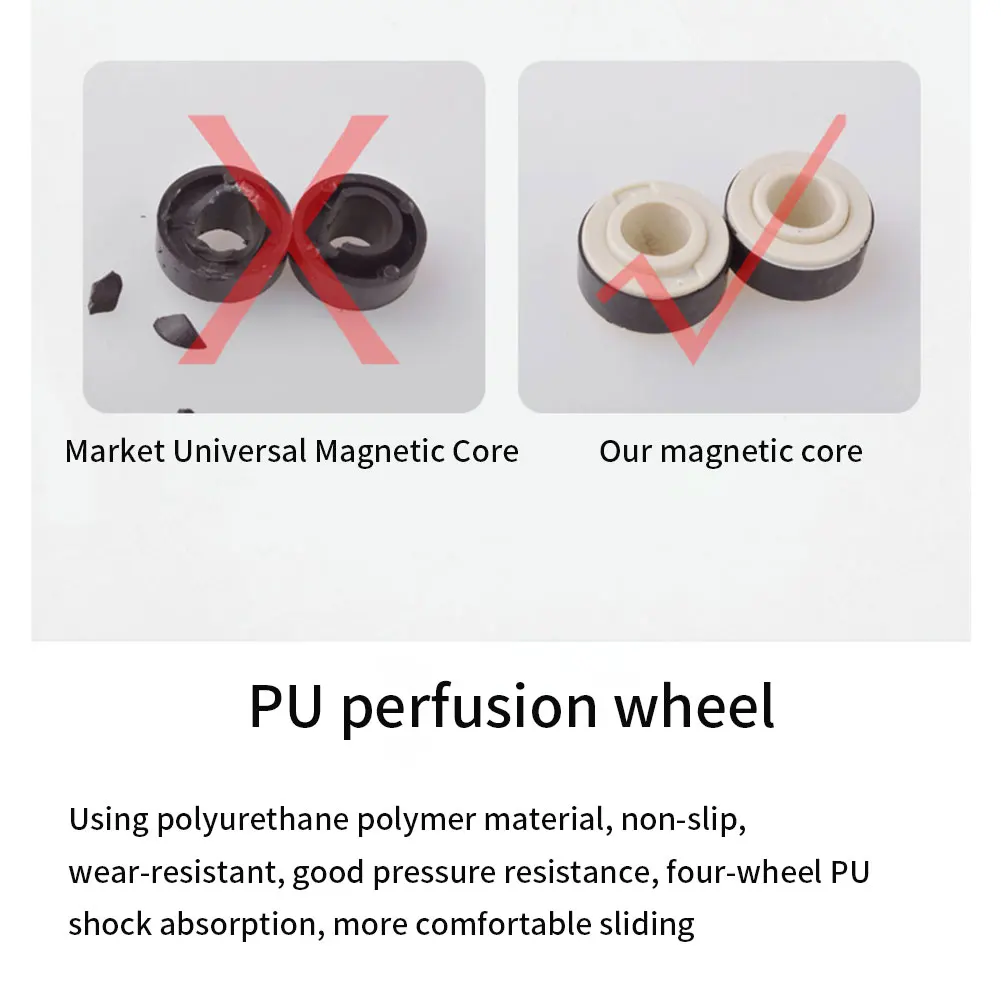 

New Style Led Rechargeable Colorful Luminous Double Row 4 Wheel Roller Skates Patines Outdoor Patines Shoes 8 Pcs Replacements