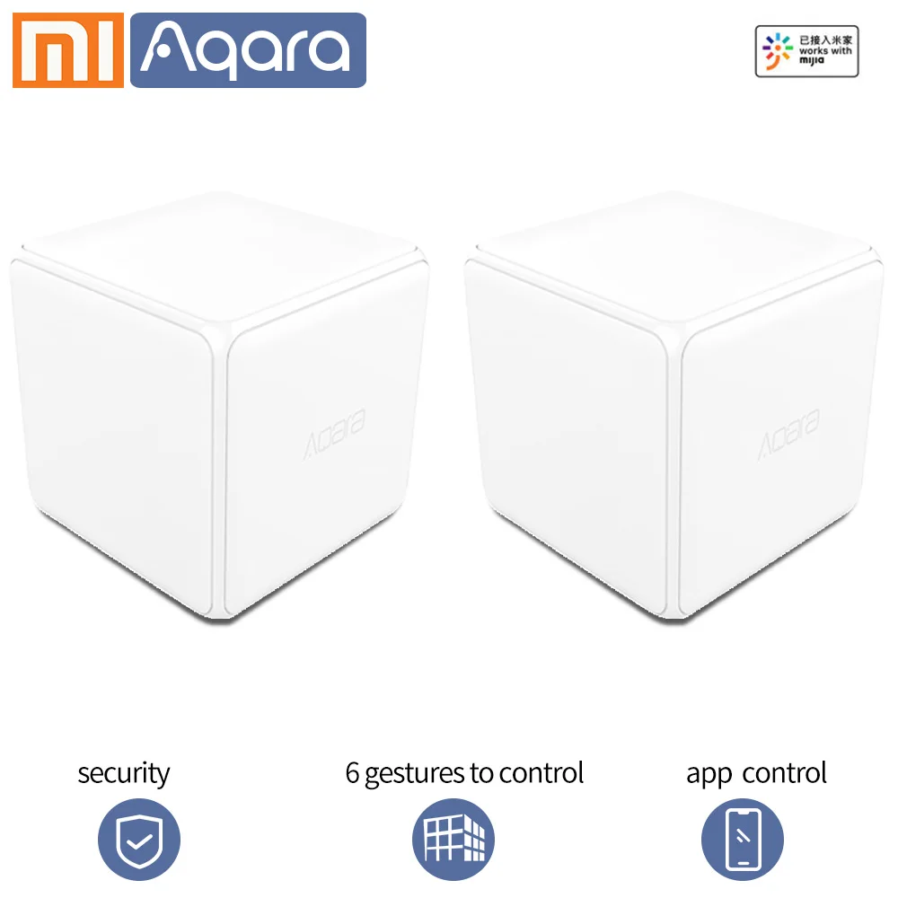 Aqara контроллер Magic Cube беспроводной переключатель 6 жестов Xiao mi умный дом датчик moiton датчик Zigbee wifi mi home