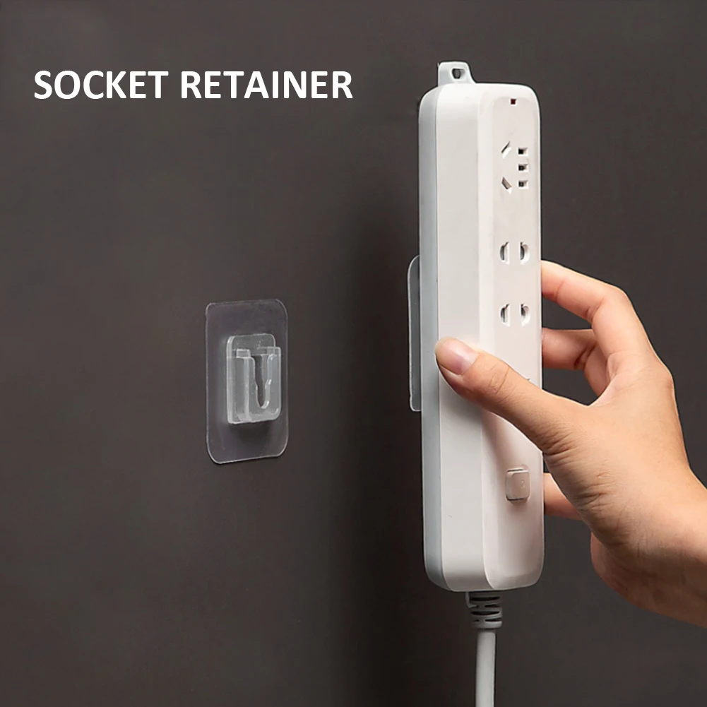 

20PCS Household Double-Sided Self Adhesive Wall Hooks Seamless Hooks Reusable Anti-Slip Wall Mounted Hook Organizer