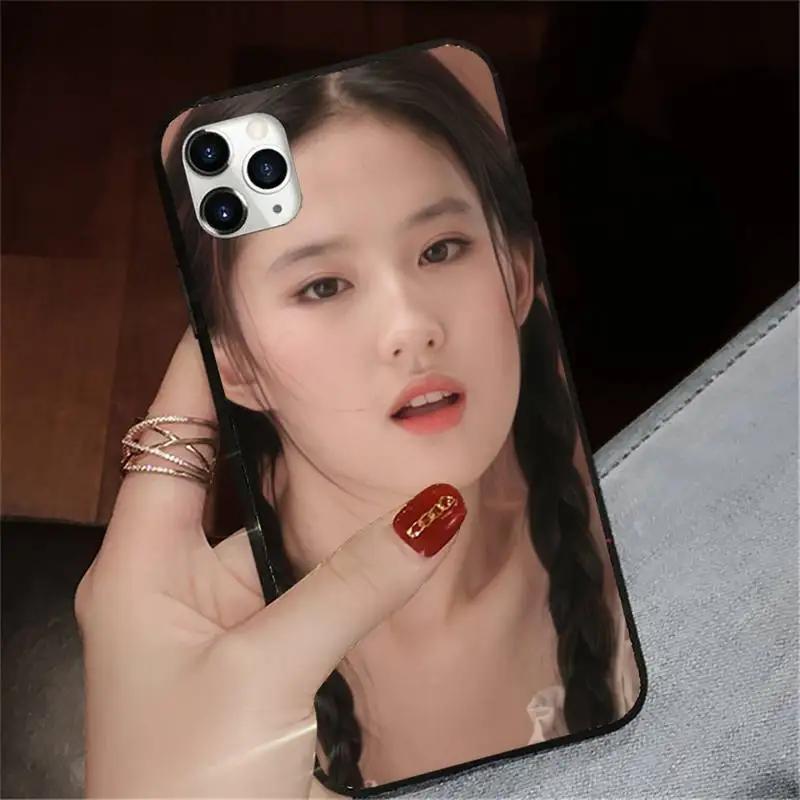 

Crystal Liu Chinese famous actor Phone Case for iPhone 11 12 pro XS MAX 8 7 6 6S Plus X 5S SE 2020 XR luxury design cover shell