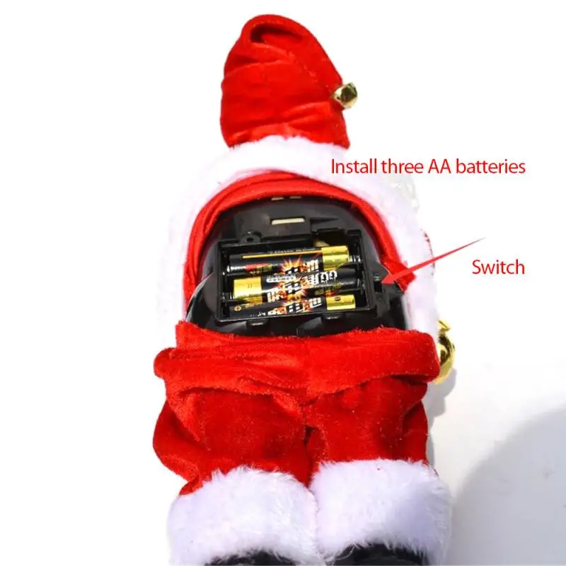 1 шт. Электрический Санта-Клаус пение Рождественская музыка вечерние украшения