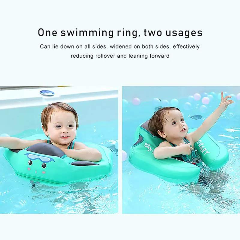 

Non Inflatable Baby Waist Float Lying Swimming Ring Floats Water Pool Toys Kids Swim Trainer Accessories Sunshade Summer Toys
