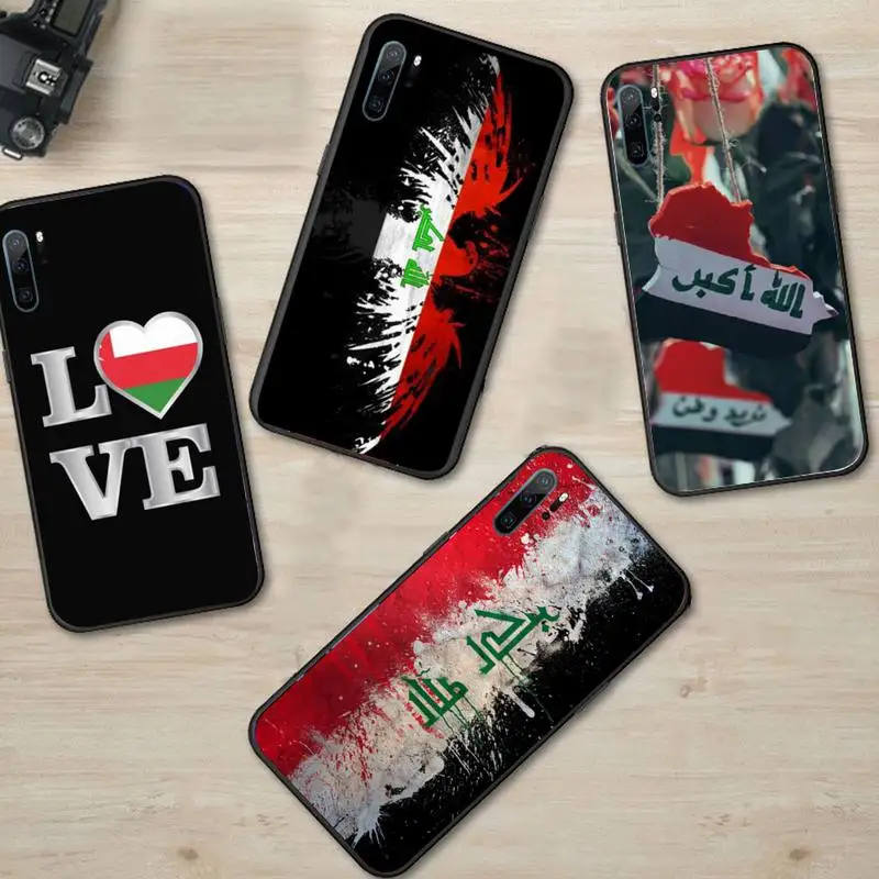 

Iraq flag art Phone Case For Huawei honor Mate P 9 10 20 30 40 Pro 10i 7 8 a x Lite nova 5t