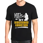 Новая футболка с круглым вырезом и принтом didгериду, австралийский Топ для аборигенных музыкальных произведений, мужская хлопковая модная футболка с короткими рукавами на заказ