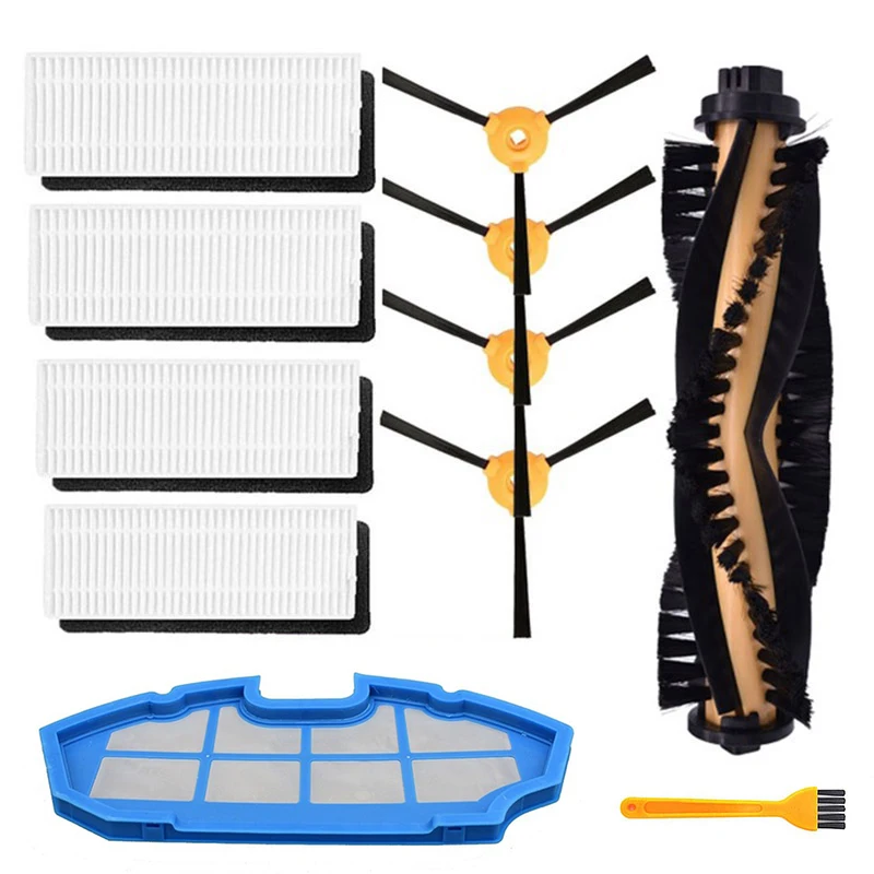

For CONGA EXCELLENCE 5040 990 Brushes Filters Kit Sweeper Supplies Durable