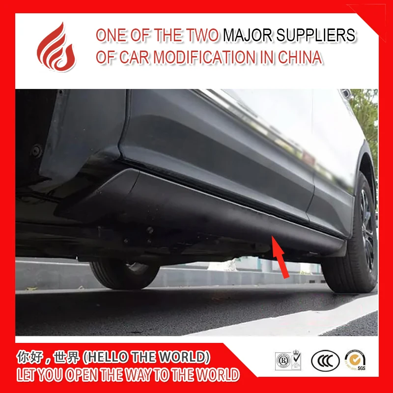 

High quality aluminium alloy Automatic scaling Electric pedal side step running board for PAJERO V93 V97