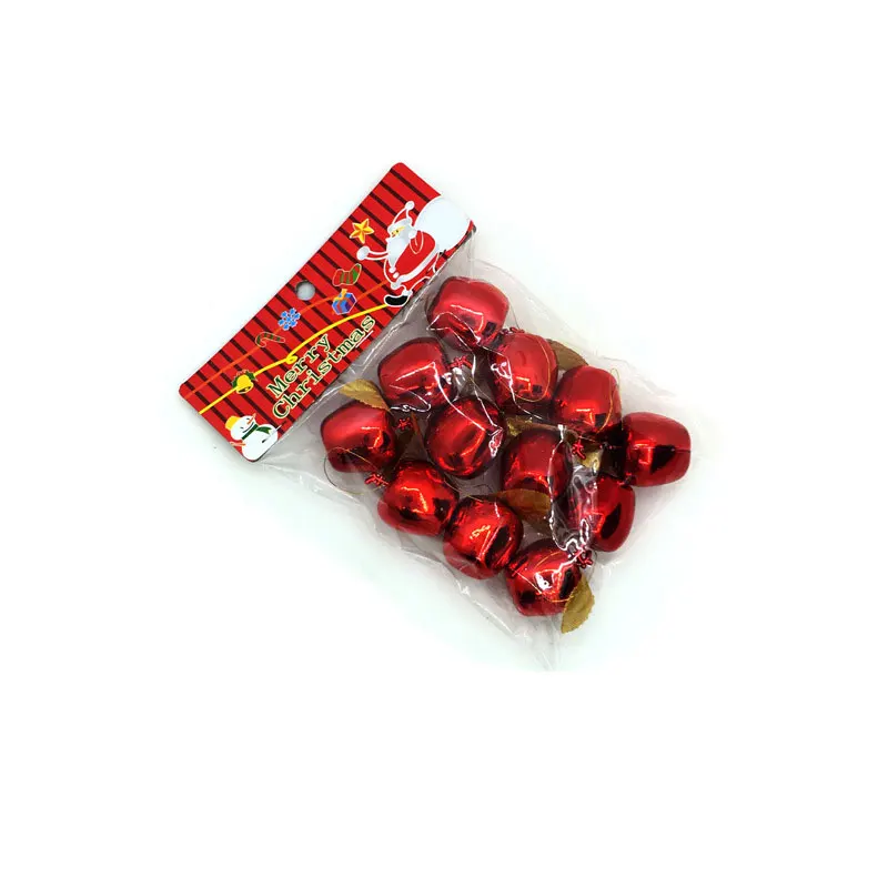 12 шт./пакет кулон в форме яблока 2020 рождественские украшения для дома