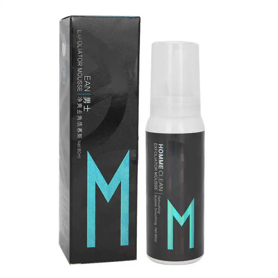 

Men Refreshing Exfoliating Mousse Face Pore Cleansing Moisturizing Oil Control Mousse 80ml