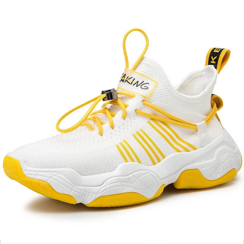 Кроссовки Kanye мужские на платформе светильник тажные легкие дышащие кеды