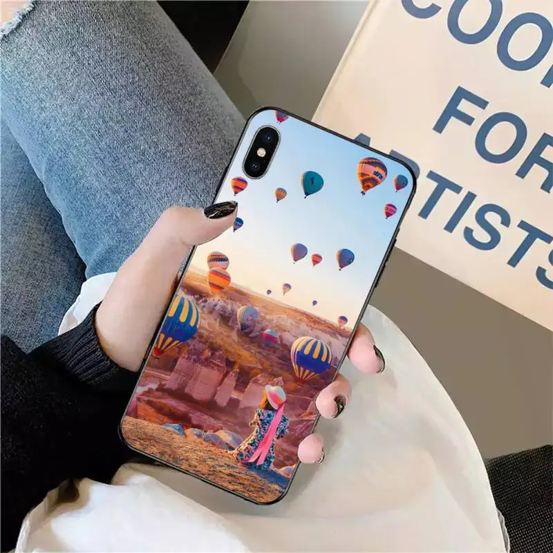 

Landscape sports hot air balloon Phone Case for iPhone 11 12 pro XS MAX 8 7 6 6S Plus X 5S SE 2020 XR mini