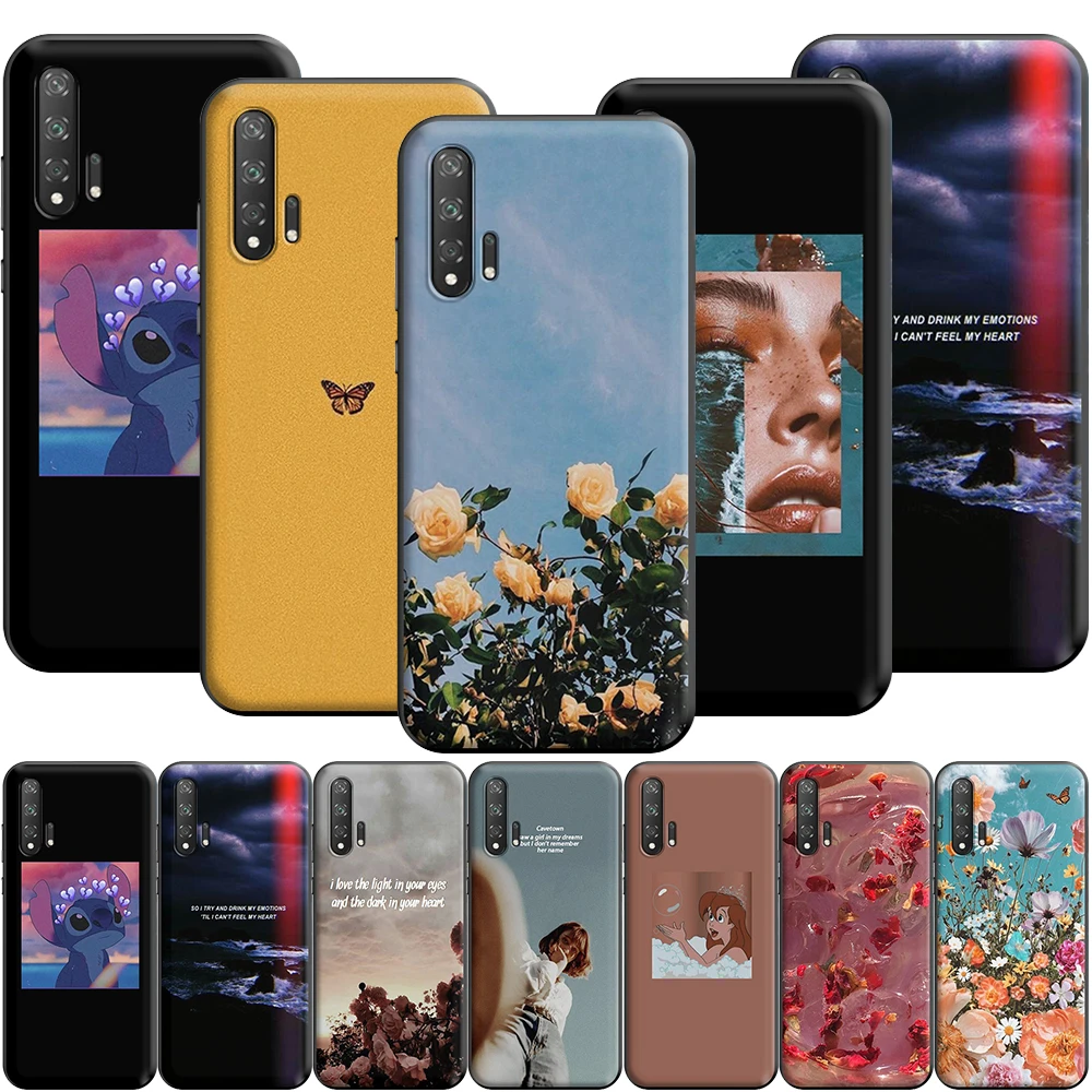 Силиконовый чехол с изображением цветов песен для Oneplus 5 5T 6 6T 7 7T Pro|Бамперы| |