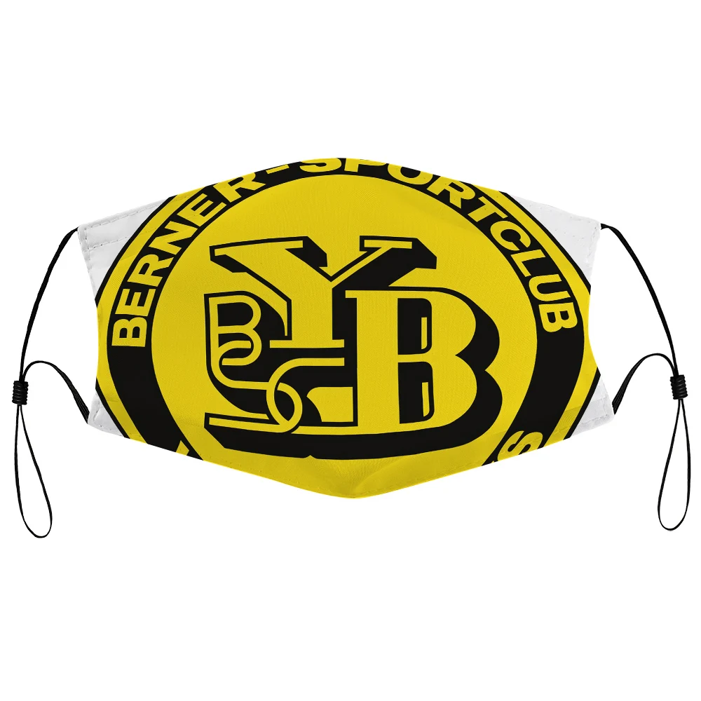 Пылезащитная маска с фильтром BSC Young Boys Швейцария Берн Swiss Black|Мужские