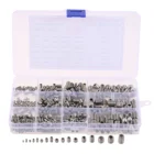 Набор винтов M2 M3 M4 M5 M6 M8, 540 шт., набор винтов с шестигранным отверстием, набор винтов в ассортименте с гаечным ключом в коробке для хранения