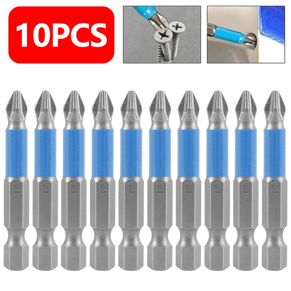 

7/10 шт., магнитные насадки для шуруповерта PH2