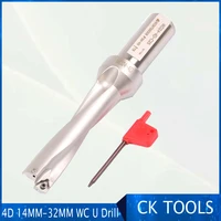 free delievery zd04 14mm 32mm wc drill type for 4d u drilling shallow hole indexable indexable four double insert drills