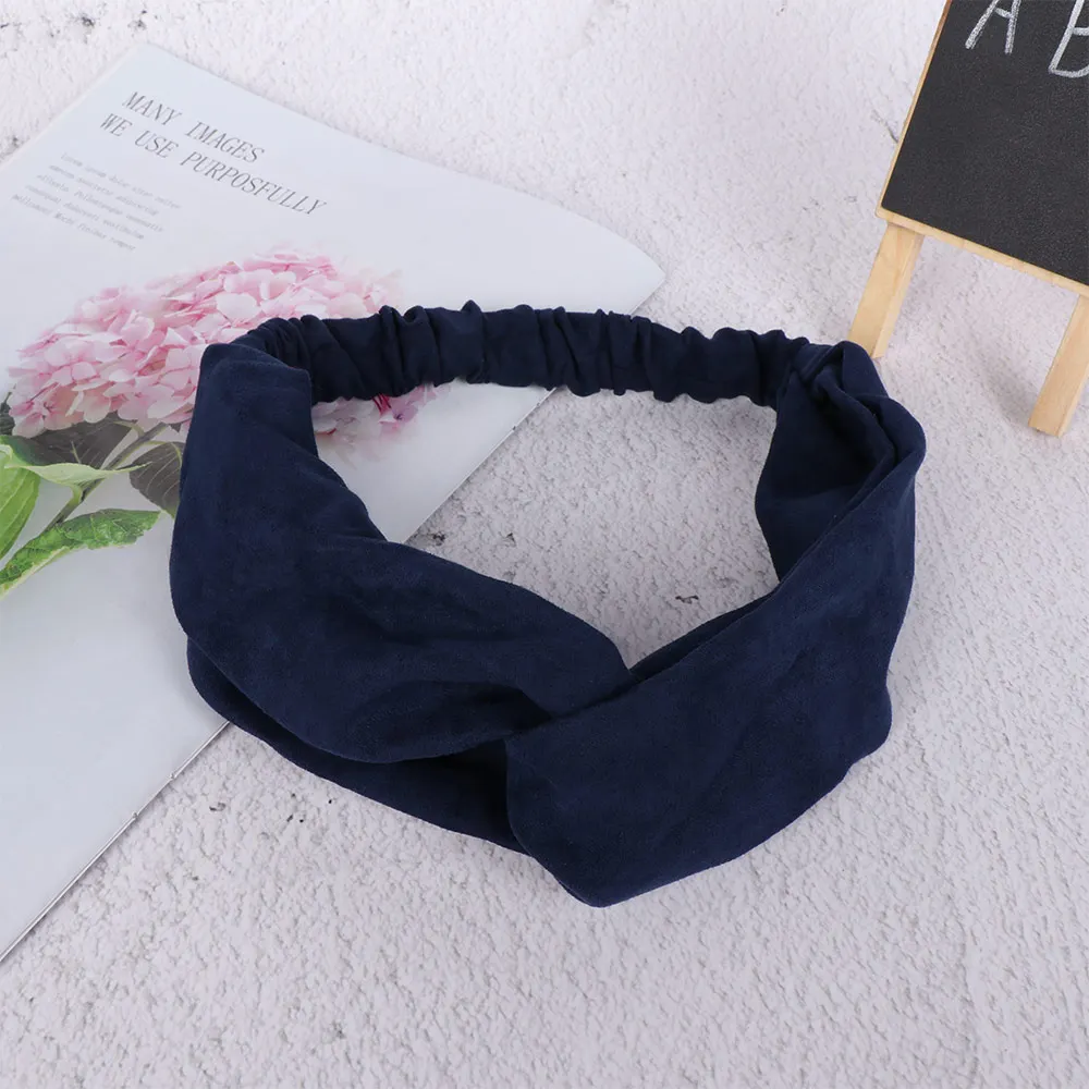 Женская повязка на голову платье в клетку с бантом и эластичная чалма головной