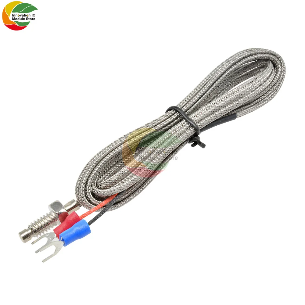 2М К-типа термистор зонд кабель термопары контроль температура 0-400 градусов Цельсия датчик для контроллера включен