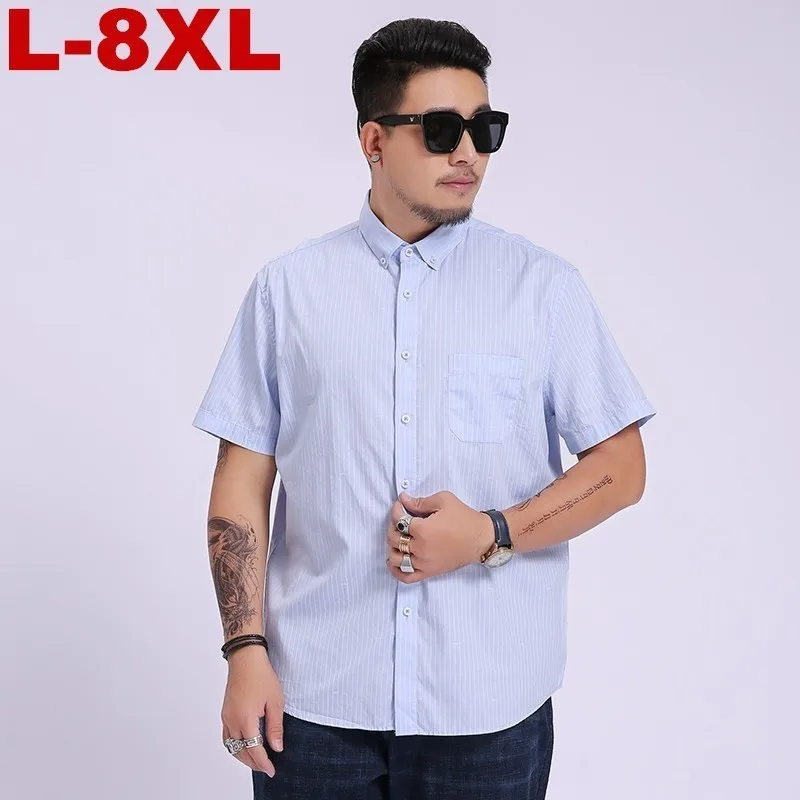2020 Новая мужская Повседневная тонкая рубашка в полоску лето новый мужской Тонкий