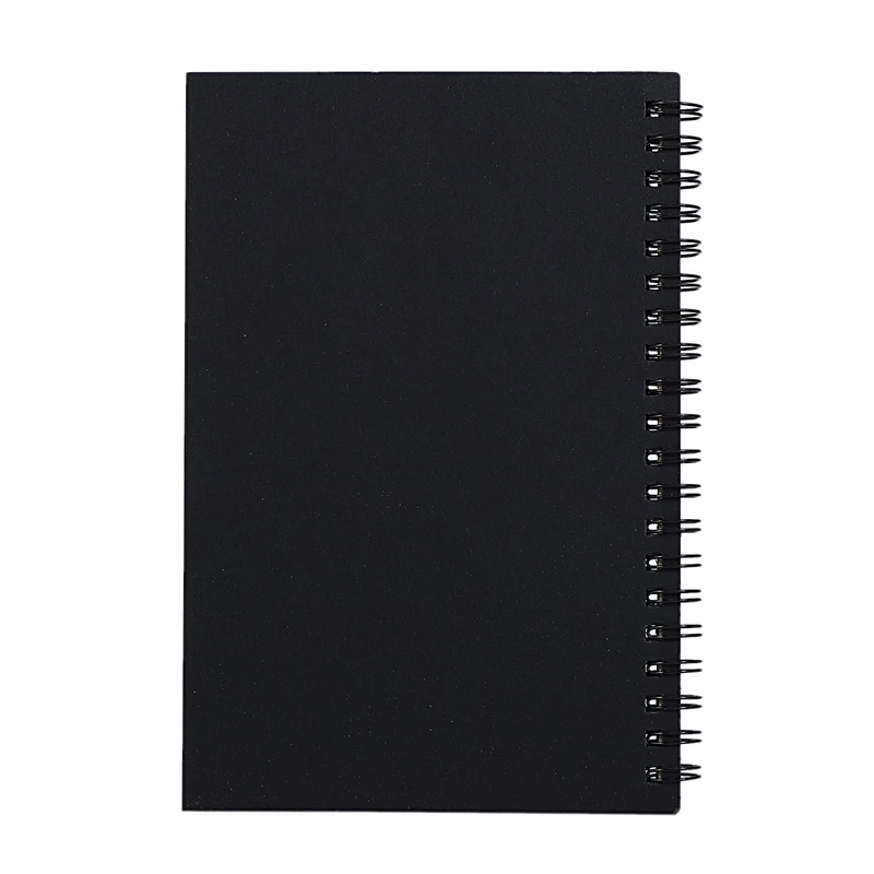 

1 Pcs 14CmX10CmX2Cm Delicate Cool Diary Notebook & 1 Pcs 12 X 18Cm Coil Sketch Sketchbooks Blank Notebook