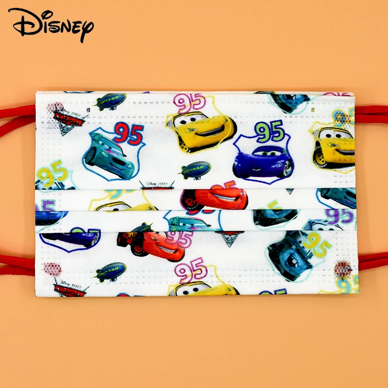 Одноразовая детская маска для мальчиков Мультяшные тачки из мультфильма герои