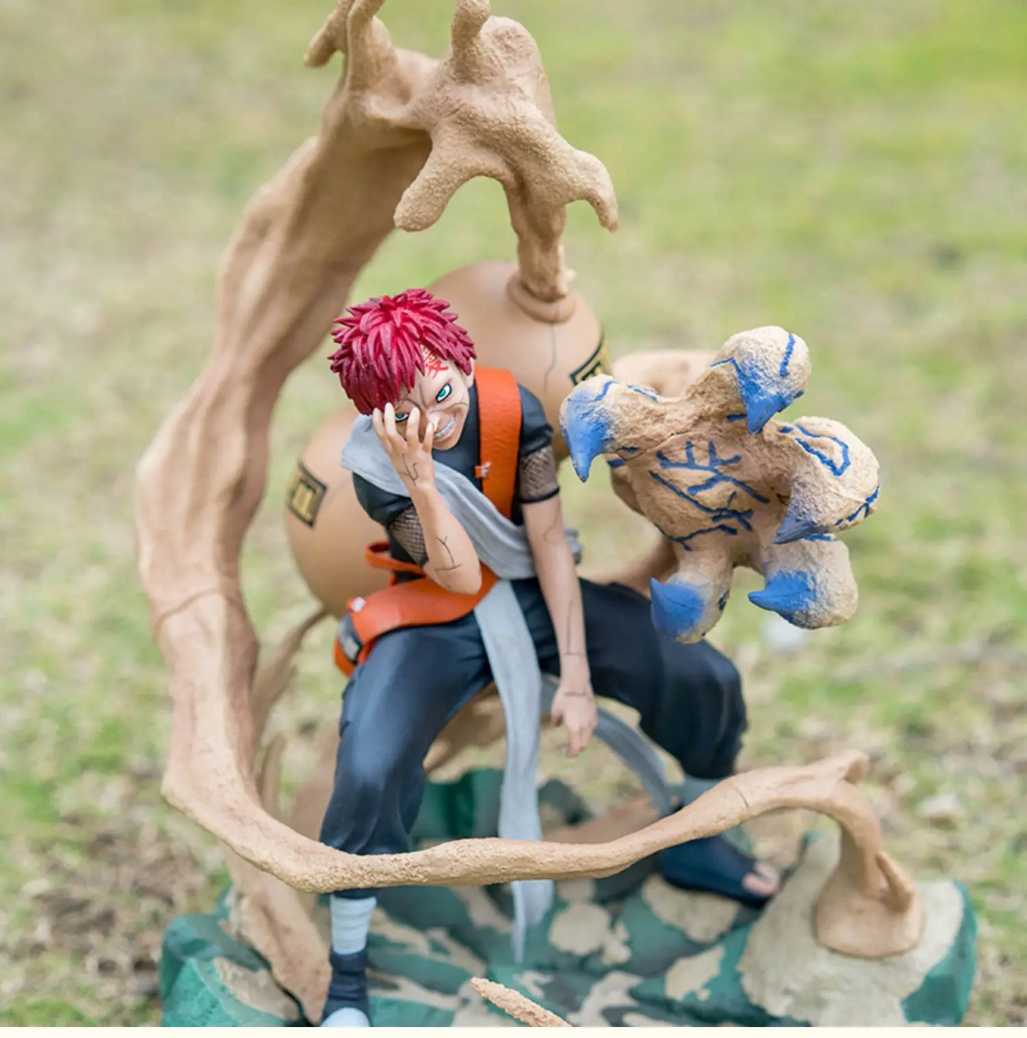 

NARUTO Gaara One tail Sand Cloud Shield of the Crane Figure model Ornaments