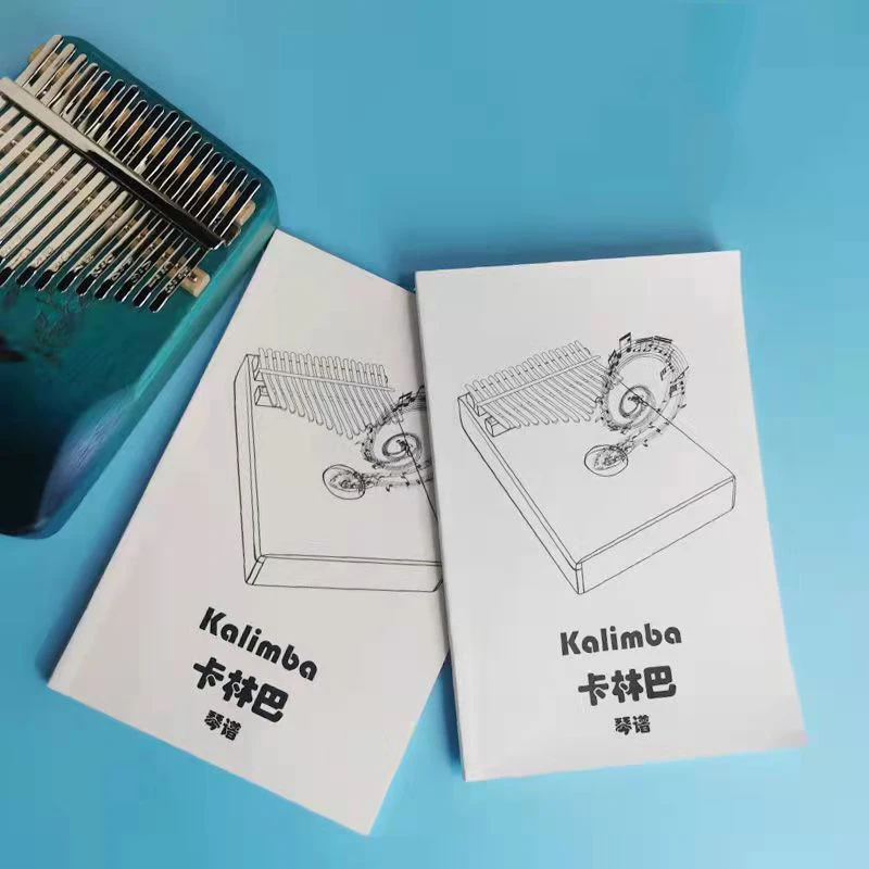 

106 Portable Beginner Kalimba Score 17-tone Thumb Piano Text Number Universal Sheet Music Music Book
