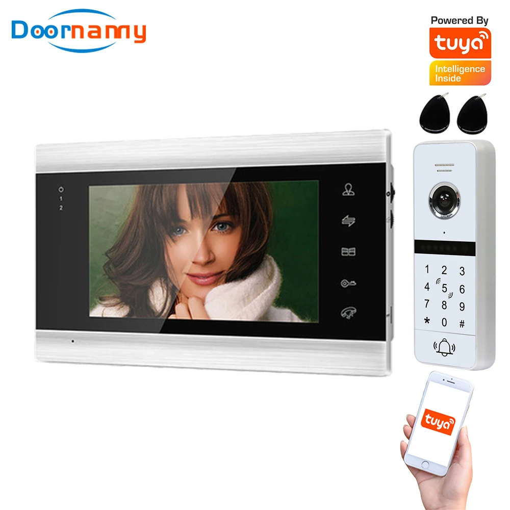 Doornanny видео домофон для дома и квартиры Wi Fi Беспроводной встроенный Мощность