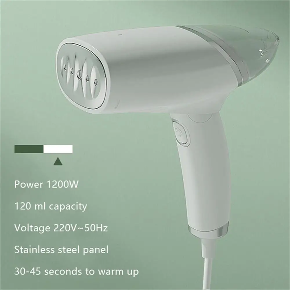 

Handheld Steamers 1200W Powerful Garments Drying Portable 30 Seconds Fast-Heat Vapors Ironing Machine For Home Travel 220V-50HZ