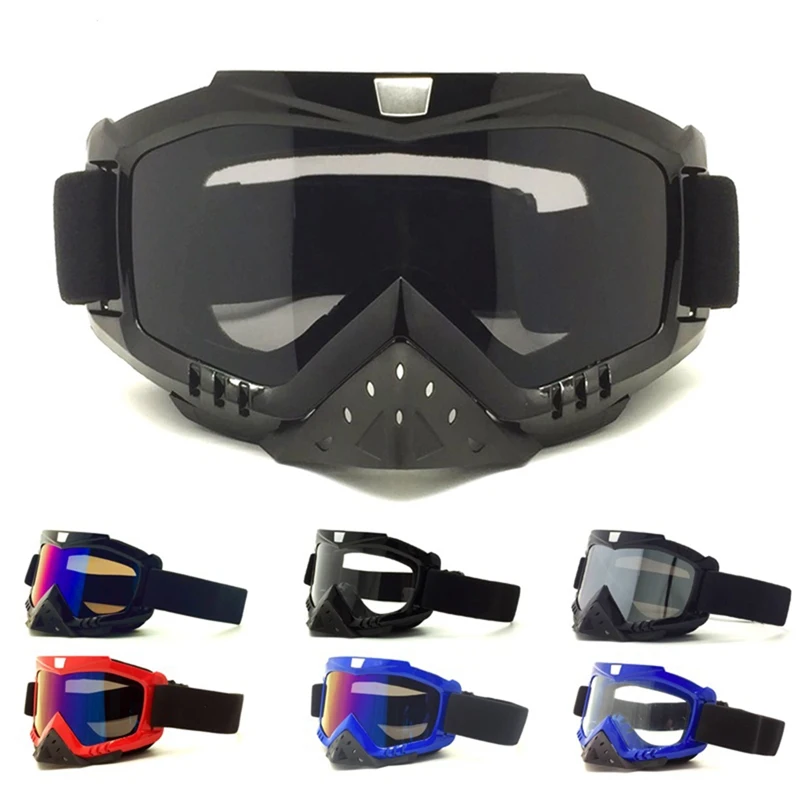 Велосипедные противоударные очки противотуманные и ветрозащитные лыжные для