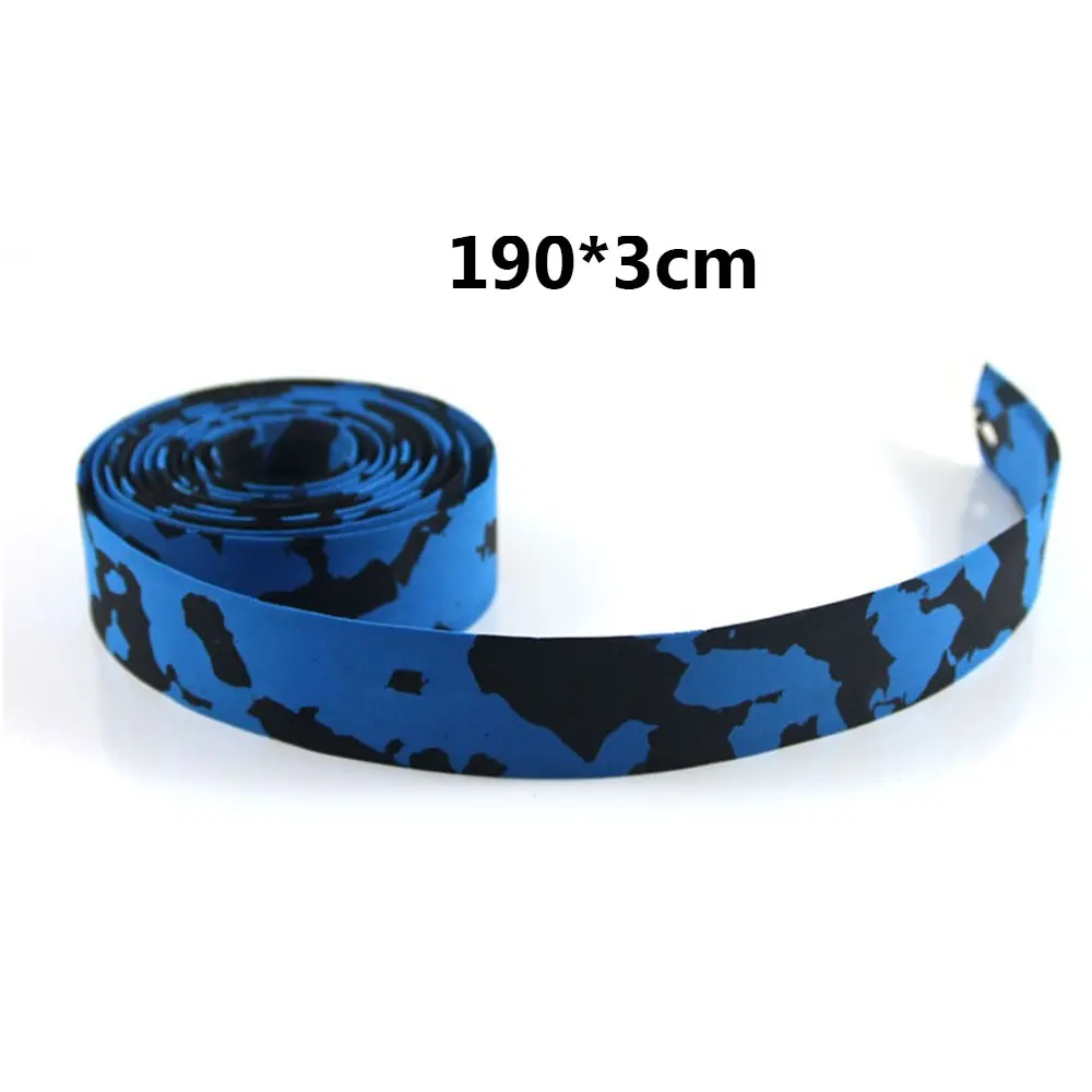 Road Bike Bicycle Handlebar tape Camouflage Cycling Handle Belt Cork Wrap with Bar Plugs 8 Colors FZE001 | Спорт и развлечения
