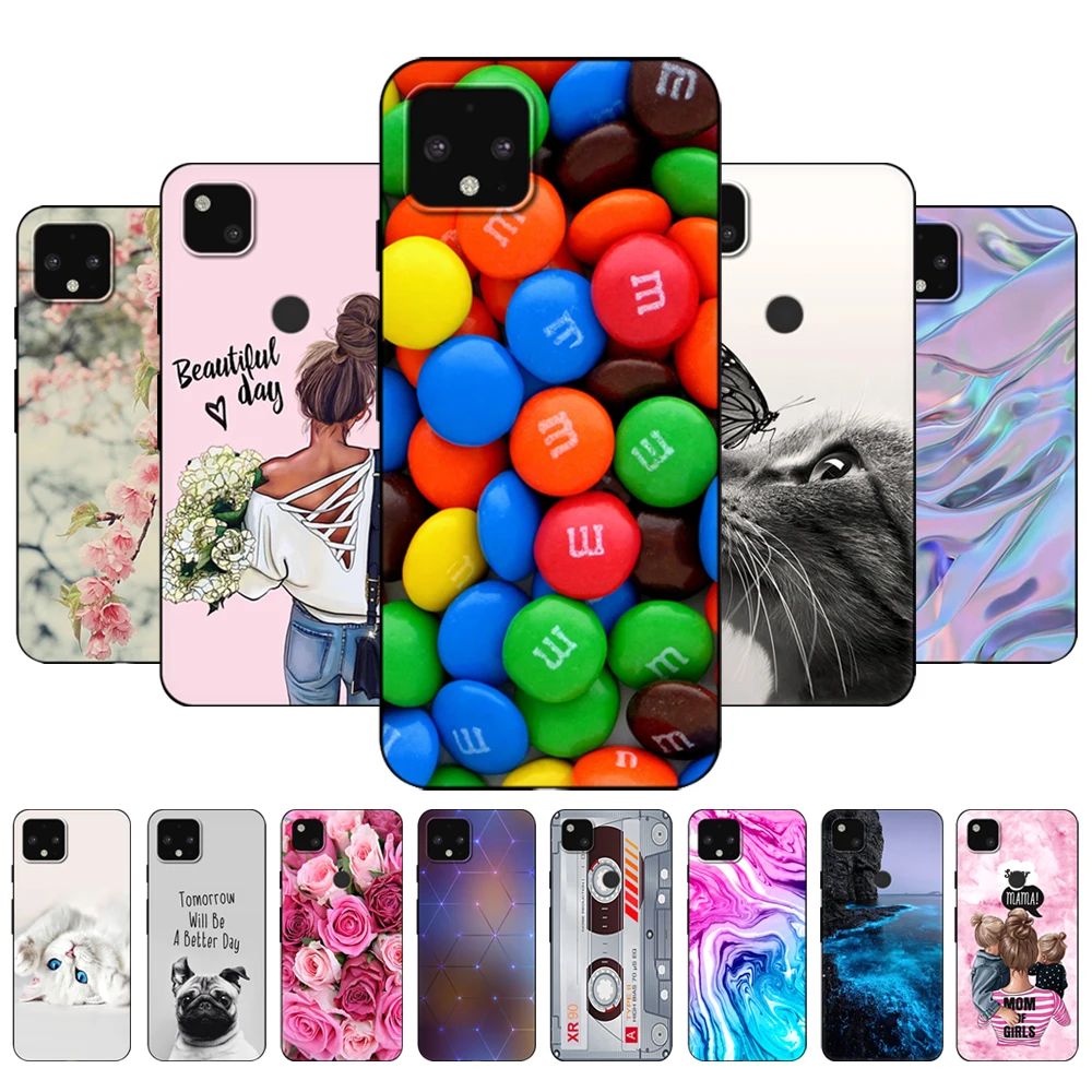 For Google Pixel 4 Case Phone Back Cover For Google Pixel 4A 4G 5G Case For Google Pixel 4 XL Case Pixel4 4 a 4XL black tpu case