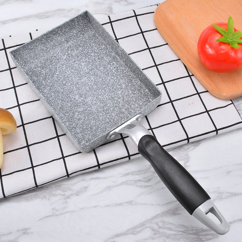 Прямоугольная сковорода гриль Maifanite с каменным покрытием FryingPan для рулонов яиц
