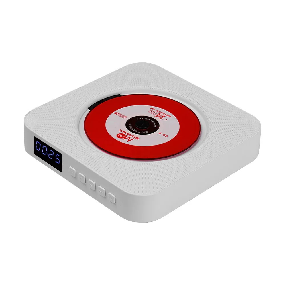 Настенный CD плееры с светодиодный Дисплей Портативный музыка аудио магнитофон