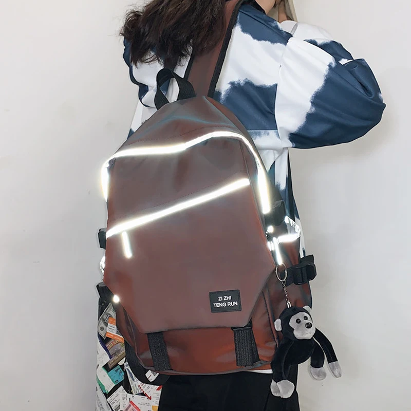 

Модный женский рюкзак, школьные рюкзаки для девочек-подростков и мальчиков, дорожный рюкзак с несколькими карманами, Женский студенческий ...