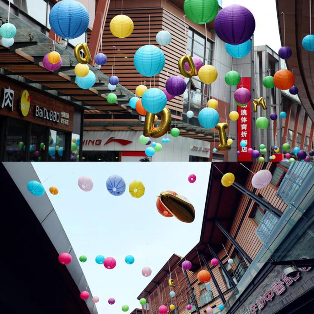 20/24 Inch Round Chinese Paper Lanterns Birthday Wedding Decor Gift Craft DIY Lampion Hanging Ball Party Supplies |