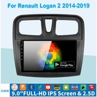 Автомагнитола 2 din Android для Renault Logan 2 Sandero 2 2012-2019 Carplay 4G Автомобильный мультимедийный GPS Авторадио 2 din без dvd