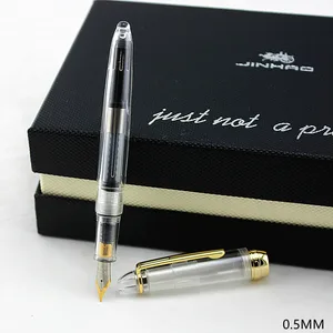 Jinhao 992 роскошная мужская авторучка полупрозрачная вакуумная перьевая ручка F чернильная ручка NIB