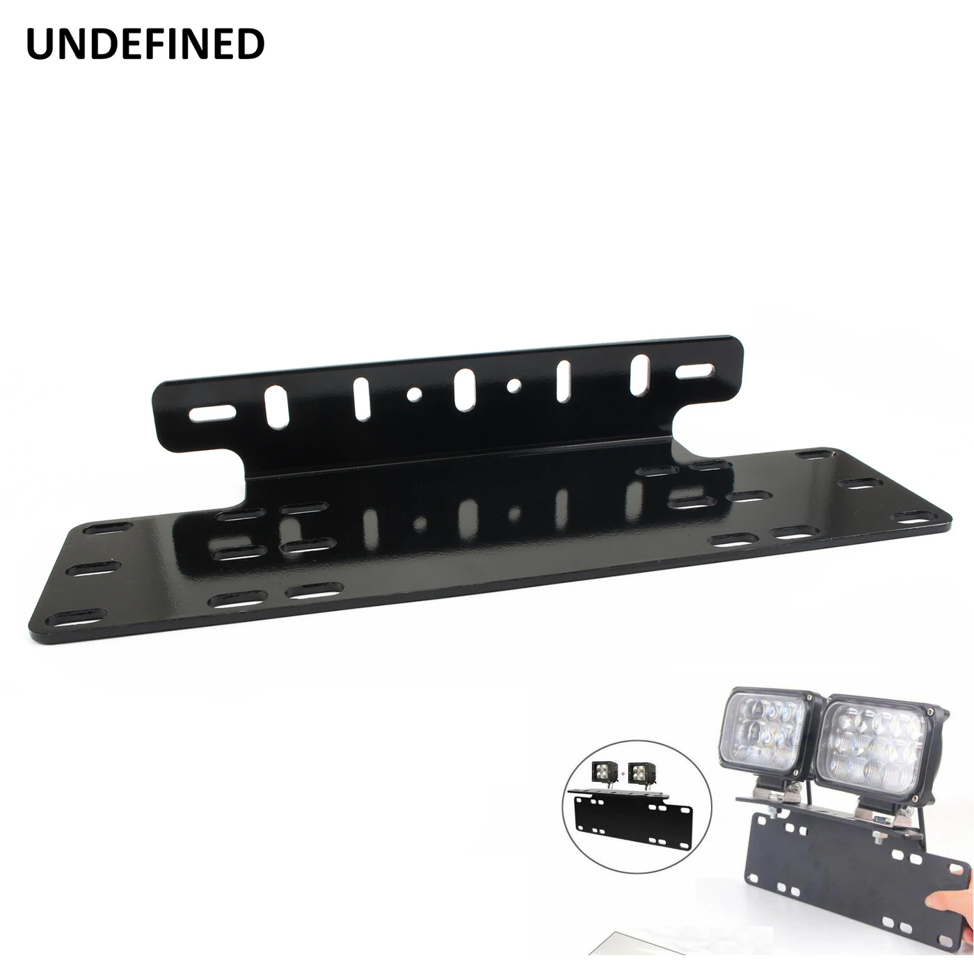 

Universal License Plate Frame Off Road Accessories Front Frame for Car Numbers Light Bar Mount Bumper Holder Brackets