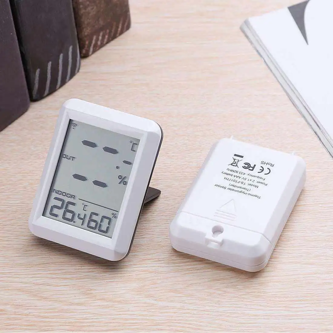 

Digital Thermometer Hygrometer Indoor Outdoor Temperature Humidity Meter Electronic LCD Display Sensor Weather Station