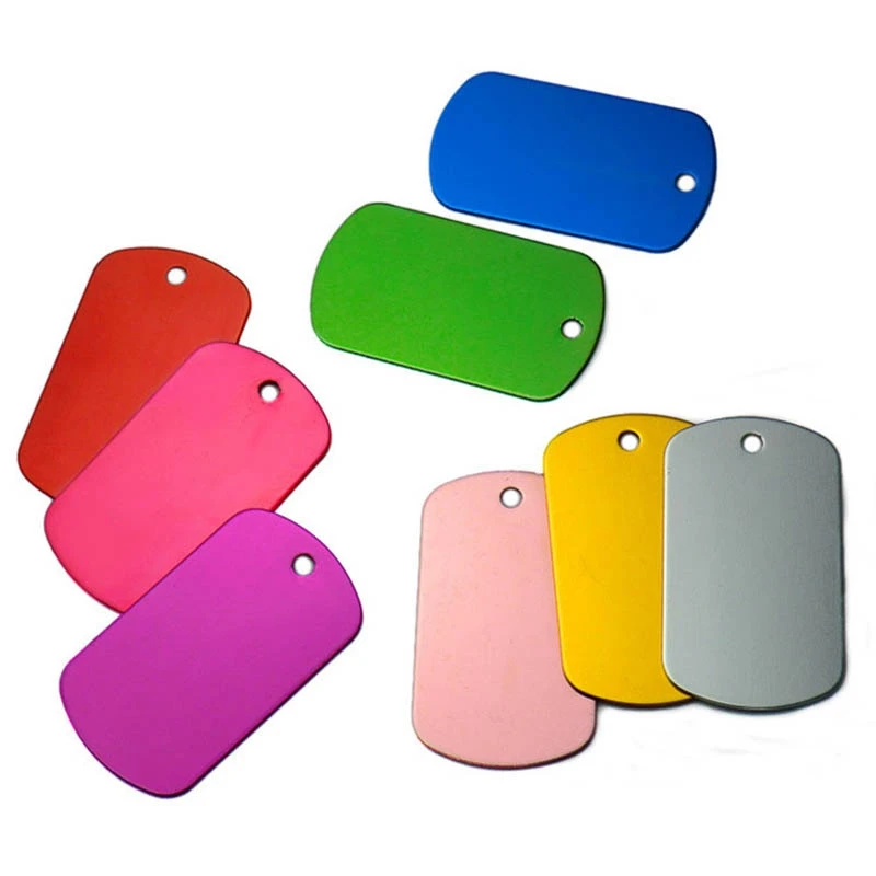 100 шт. персонализированные круглые идентификационные бирки для собак кошек